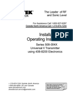 Manual Universal II Level Transmitter - English