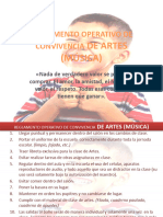 Reglamento Operativo de Convivencia de Artes - Música 2019-2020