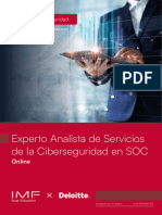 Curso Deloitte Servicios Ciberseguridad Soc Online