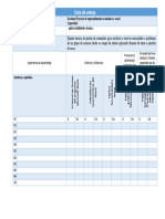 Lista de Cotejo