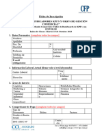 Ficha de Inscripcion 22º CFP KPIs y OKRs de Gestion Comercial 2023 Online