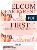 First Homeroom Pta Meeting Sy 23 24