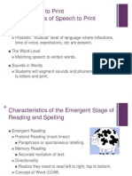 From Speech To Print Matching Units of Speech To Print