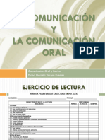 LA COMUNICACIÓN Y LA COMUNICACIÓN ORAL