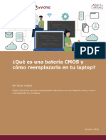 ¿Qué Es Una Batería CMOS y Cómo Reemplazarla en Tu Laptop - .Pdf-Web