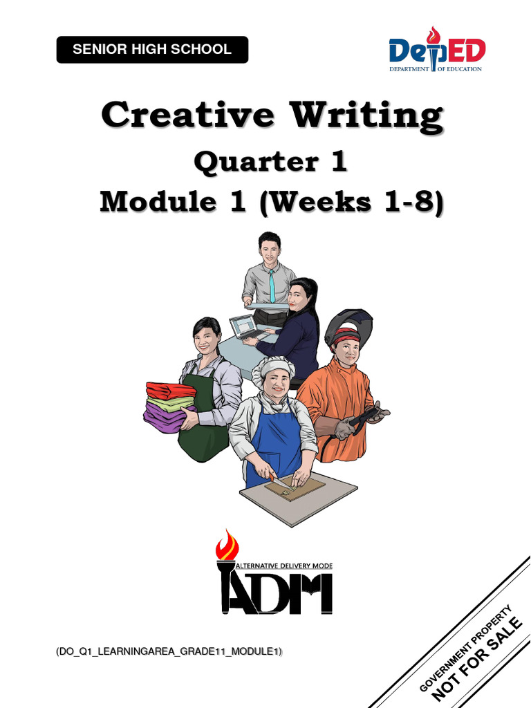 creative writing shs module
