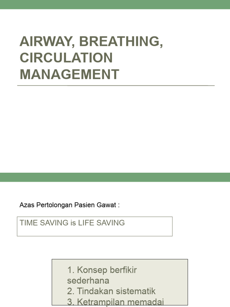 Airway And Breathing Management Pdf