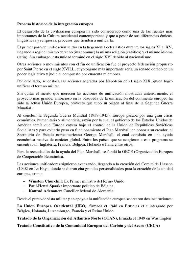 La Union Europea | PDF