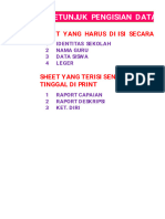 Sheet Yang Harus Di Isi Secara: 1 Identitas Sekolah 2 Nama Guru 3 Data Siswa 4 Leger