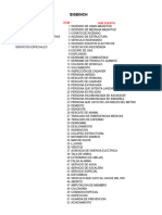 Clasificacion Eventos Claves