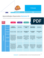 Aprendizajes Esperados: Semana 15