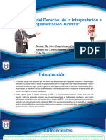 Tema 7 Diapositiva El Profesional Del Derecho Interpretacion y Argumentacion Juridica