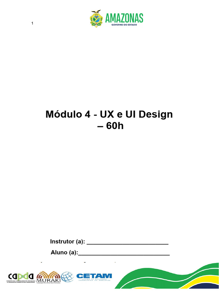 Apostila Módulo 4 - UX e UI Design - 60h | PDF | Experiência | Marca