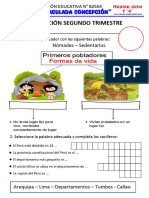 Evaluación Segundo Trimestre - Personal Social