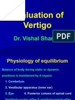 Evaluation of Vertigo - UG