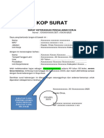 Contoh Surat Pengalaman Kerja Terus Menerus