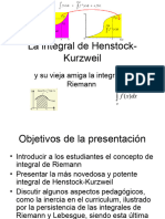 La Integral de Henstock-Kurzweil