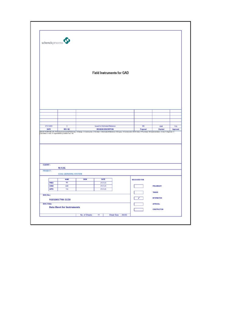 9101001790-3150 Data Sheet For Instruments | PDF | Calibration ...