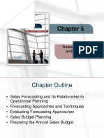 Chapter 5 Sales Forecasting and Budgeting