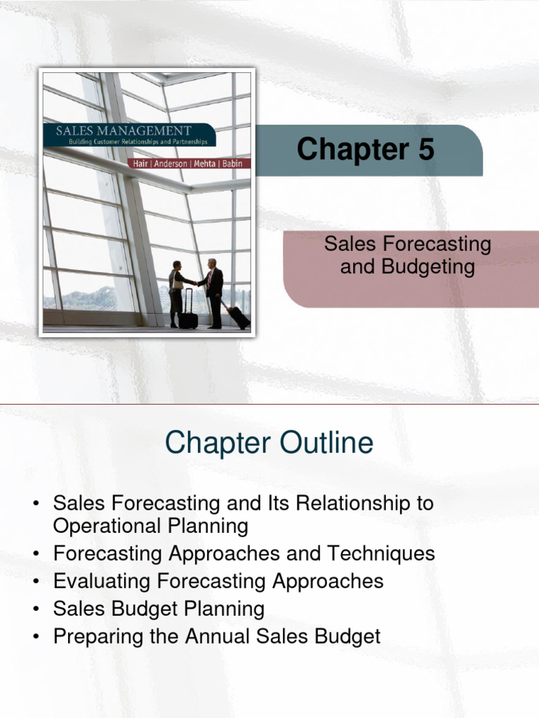 Chapter 5 Sales Forecasting and Budgeting | PDF | Forecasting ...