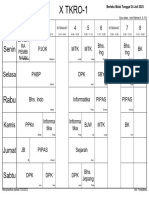 JADWAL (KELAS) KBM 60R SMT 1 24 Juli 2023