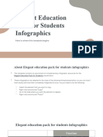 Elegant Education Pack For Students Infographics
