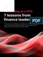 From One CFO To Another