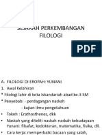 HAND-OUT 4  SEJ. PERK. FILOLOGI DI EROPAH DAN ASIA