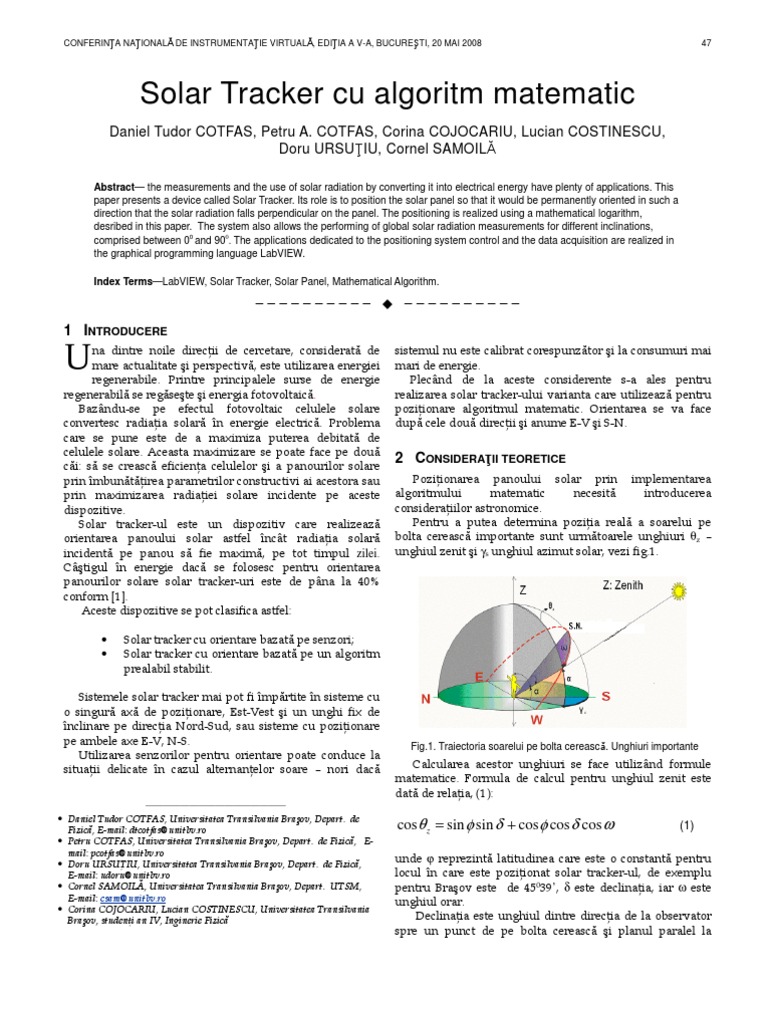 Solar Tracker | PDF