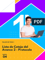 4 Lista de Cotejo para La Presentación Del Protocolo de RSL