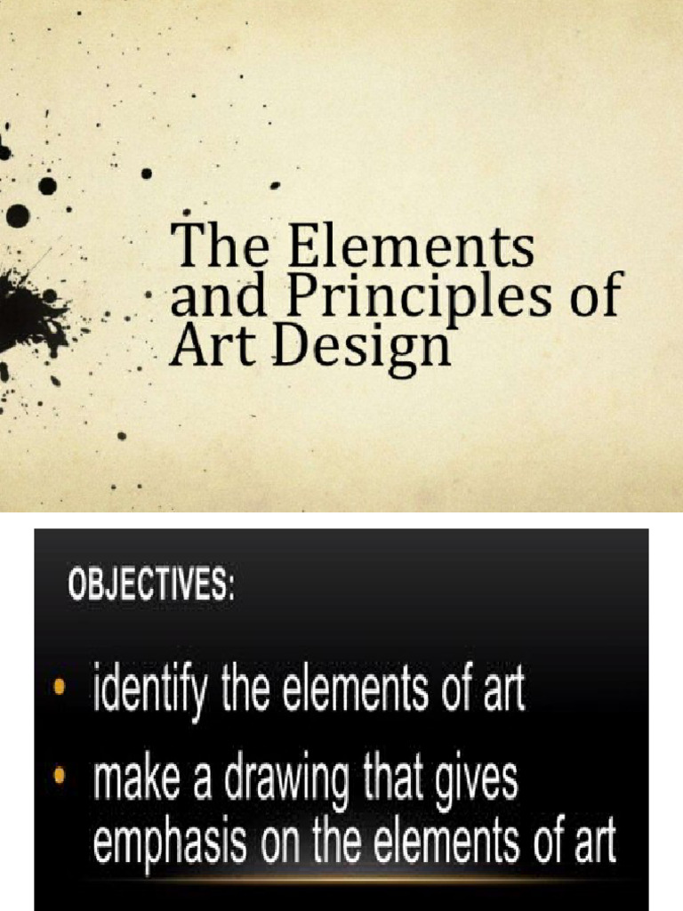 The Elements and Principles of Art Design PDF
