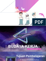 Pemaparan Budaya Kerja