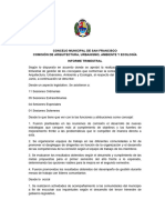 Tercer Informe de Comisión Permanente de Arquitectura, Urbanismo, Ambiente y Ecología