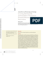 Levering Mechanically Activated Piezo Channels For Potential Pharmacological Intervention