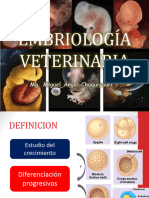 CLASE 1 EMBRIOLOGÍA VETERINARIA