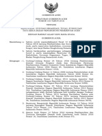 Peraturan Gubernur Aceh Nomor 105 Tahun 2016 Tentang Kedudukan, Satuan Organisasi, Tugas, Fungsi Dan Tata Kerja Badan Penghubung Pemerintah Aceh