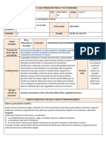 PLAN DE CLASE FORMACIÓN CÍVICA 1 2023 Septiembre