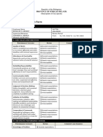 Employee Evaluation Form