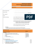 Formulir Self Assesment FKTP Perpanjangan - Validasi