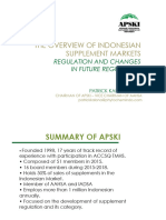 The Overview of Indonesian Supplement Markets