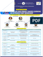 Problem and Project Based Learning Workshop Poster