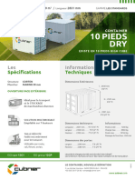 CUBNER Conteneur Dry Standard 10 Pieds