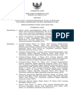 Peraturan Gubernur Aceh Nomor 136 Tahun 2016 Tentang Kedudukan, Satuan Organisasi, Tugas, Fungsi Dan Tata Kerja Sekretariat Majelis Pendidikan Aceh