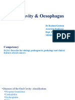 Oral Cavity & Oesophagous