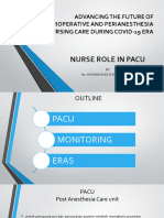 Nurses Role in PACU