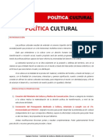 Politica Cultural - Ricardo Alfonsín 2011