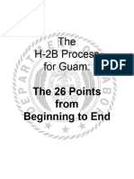 H 2B Process 26 Points