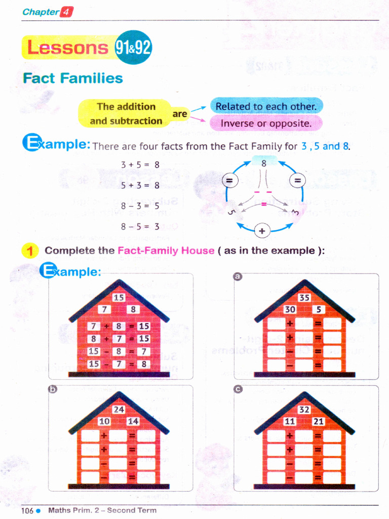 Maths Addition and Subtraction Workbook - Answers, image size:768x1024