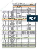 Jadual Pertandingan KAL II - (Edaran 2)