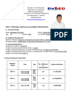 Soriano Teachers Profile